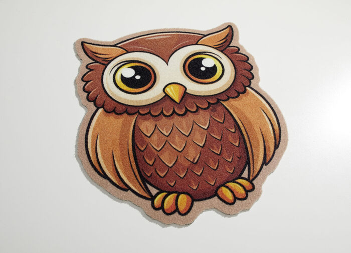 Fußmatte mit Eulen-Motiv 