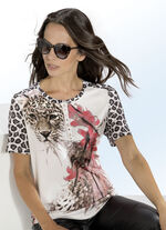Shirtbluse mit Inkjet-Druck 