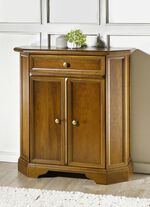 Kommodenserie mit messingfarbenen Metallkn&ouml;pfen NUSSBAUM