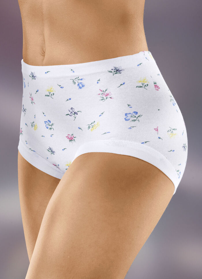 Fünferpack Slips mit auswechselbarem Gummizug 