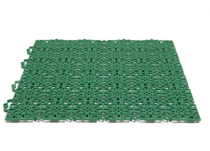 Witterungsbest&auml;ndige Terrassenfliesen mit Klicksystem GR&Uuml;N