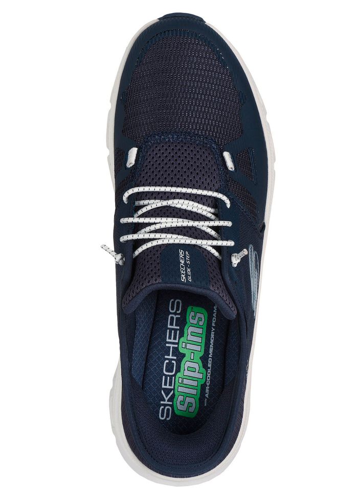 SKECHERS, Herren-Sneaker, mit geformter Slip-Ins Fersenplatte 