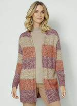 Strickjacke in Garnmix 