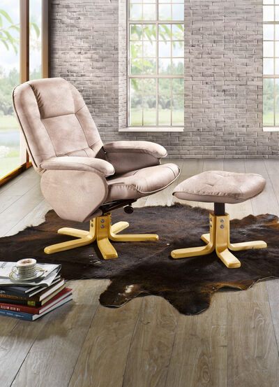 Relax-Sessel mit Hocker 