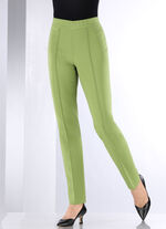 Hose mit schmaler Fu&szlig;weite HELLGR&Uuml;N