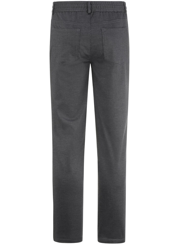 Superstretch-Hose mit Gummibund in 3 Farben ANTHRAZIT MELIERT