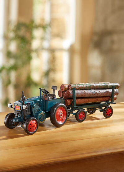 Lanz Bulldog mit Anhänger 