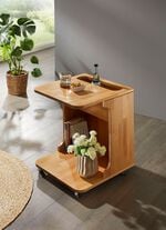 Servierwagen aus massivem Buchenholz 