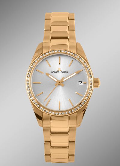 Jacques Leman Quartz-Damenuhr 