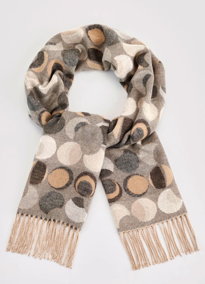 Schal mit Fantasiedessin 