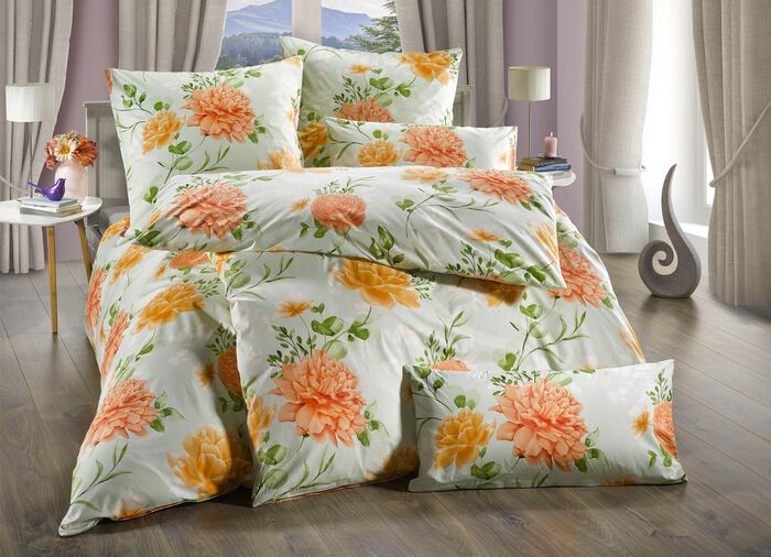 Fein-Renforce-Bettw&auml;sche-Garnitur von Florella LIND