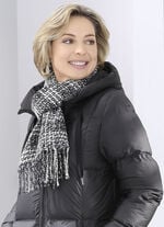 Schal mit gedrehten Fransen 