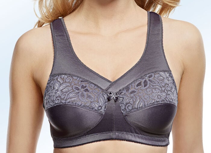 Susa Zweierpack BH mit Unterbrustst&uuml;tze 1X HAUT, 1X ANTHRAZIT