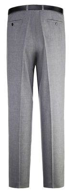 "Klaus Modelle"-Hose mit G&uuml;rtel in 3 Farben MITTELGRAU MELIERT