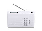 Tragbares DAB+ Radio mit integriertem Akku WEISS