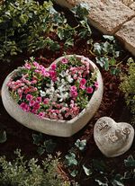 Pflanzschale Herz, 2-teilig 