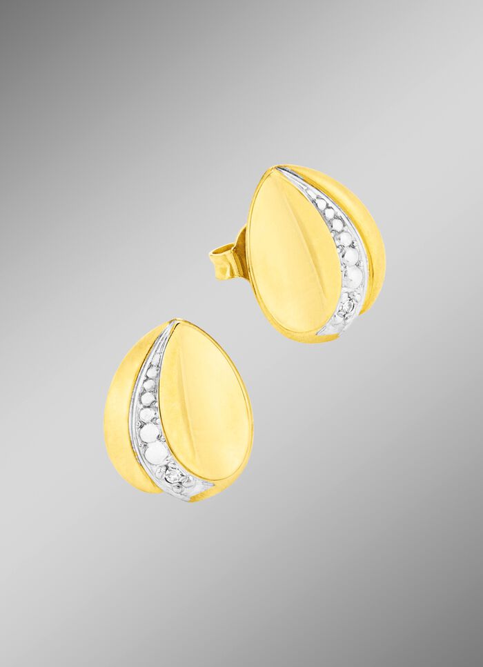 Ohrstecker in Bicolor 