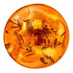 Unikate: Ohrstecker mit echtem, cognacfarbenem Bernstein 