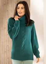 Pullover in Reiskornstrick 