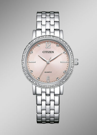 Citizen Quartz-Damenuhr mit Edelstahlbandgehäuser 