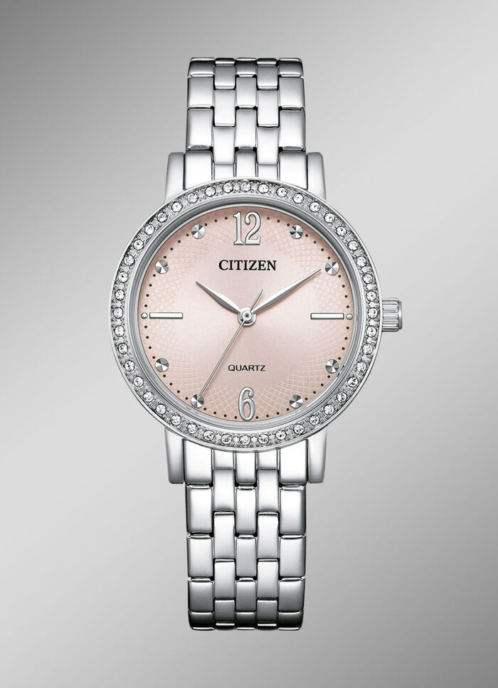 Citizen Quartz-Damenuhr mit Edelstahlbandgehäuser 