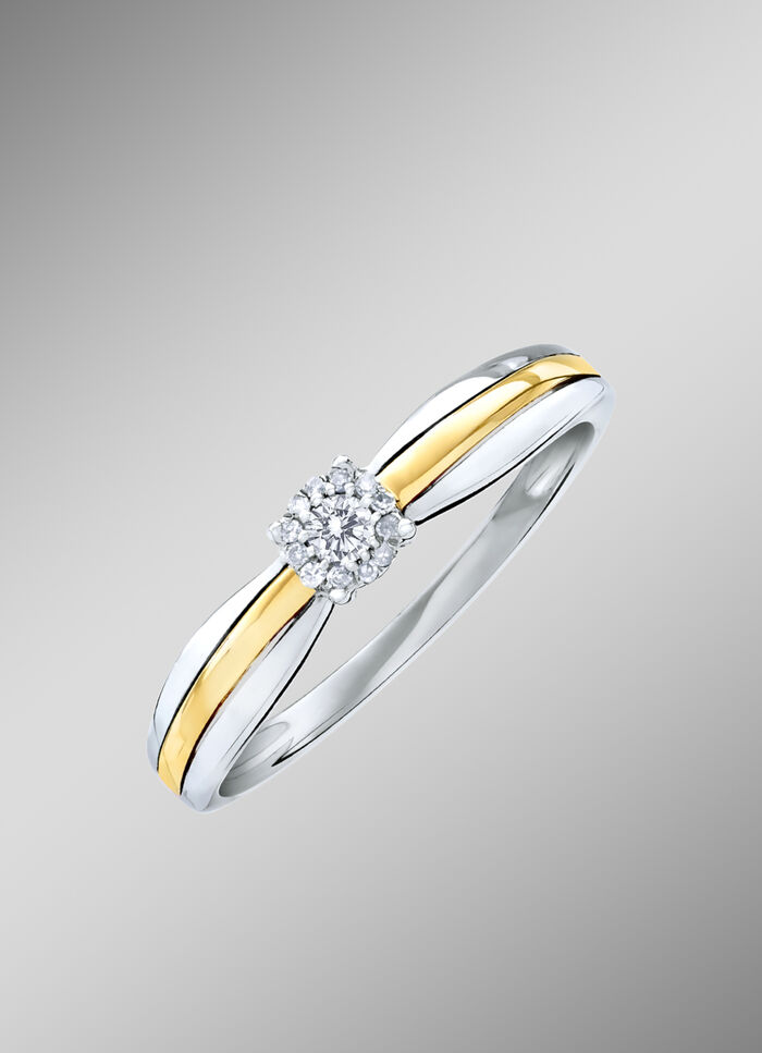 Damenring mit Brillanten 