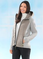 Funktionsjacke in 2 Farben TAUPE-NATURWEISS