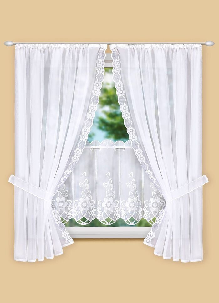 Filigraner Kurzstore mit Stangendurchzug 