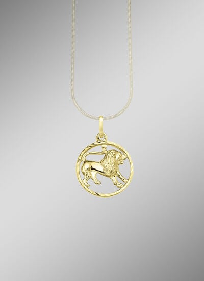 Sternzeichen-Anhänger in Silber 925/- fein 