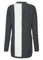 Strickjacke in Strukturmix 