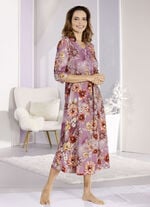 Laurina Nachthemd, knöchellang mit Motivspitze  