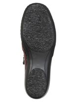 ELENA EDEN, bequeme Damen-Boots, Weite H, mit herausnehmbarem Fu&szlig;bett BURGUND-SCHWARZ