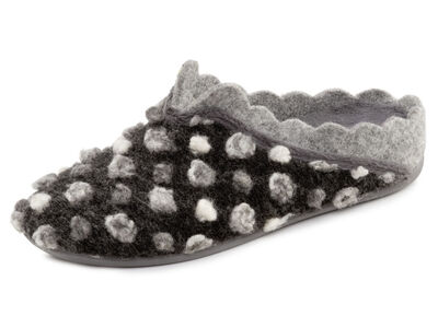 Laurina, klassische Damen-Hausschuhe, mit herausnehmbarem Fußbett 
