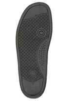 Klassische Herren-Pantoletten, mit anatomisch geformtem Fu&szlig;bett SCHWARZ-BURGUND