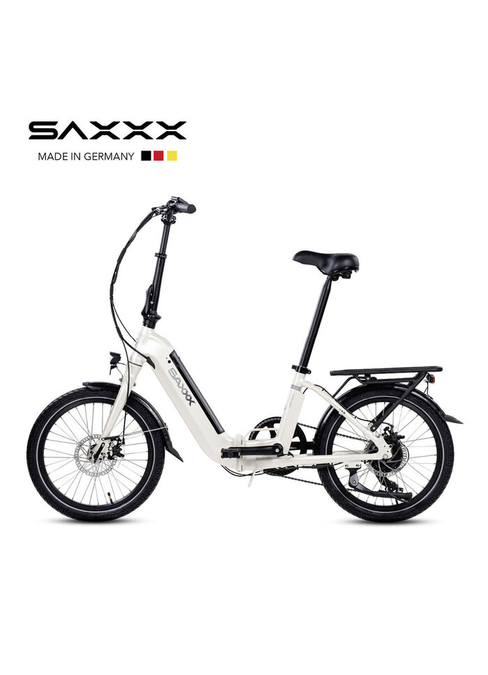 Falt-E-Bike Foldi Comfort von SAXXX  CREME-WEISS-GLÄNZEND