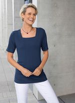 Shirt mit Karree-Ausschnitt  MARINE