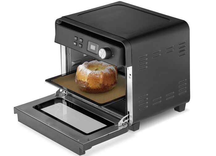 Hei&szlig;luftofen zum Backen und Frittieren 