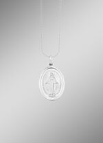 Anh&auml;nger aus Silber, beidseitig tragbar 