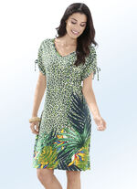 Laurina Kleid mit farbbrillantem Druckdessin 