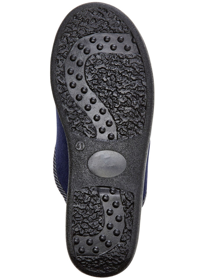 Zweierpack Pantoffeln mit angenehmer Polsterung BLAU+SCHWARZ