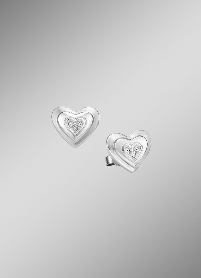 Ohrstecker mit Herz 