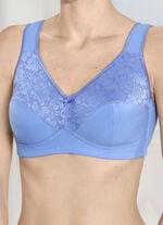 Zweierpack Susa BH mit Baumwolle 1X AZURBLAU, 1X WEISS