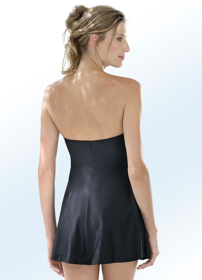 Sunmarin Badeanzug mit Röckchenteil, verstell- und abnehmbaren Trägern und Vollkorsage 