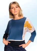 Pullover in Fledermausform und mit Modal 