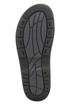 GINO GALANTE, bequeme Herren-Pantoletten, Weite H, mit herausnehmbarem Fu&szlig;bett SCHWARZ