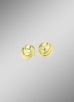 Ohrstecker aus Gold mit glänzendem Finish 