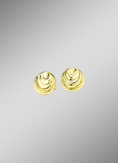Ohrstecker aus Gold mit glänzendem Finish 