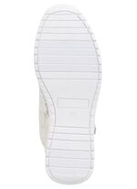 ELENA EDEN, schicke Damen-Boots, Weite G, mit herausnehmbarem Fu&szlig;bett WEISS