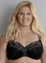 Rosa Faia B&uuml;gel-BH mit farbarmonischer Stickerei 