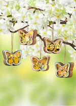 Beleuchtete Holzh&auml;nger, 5er-Set 